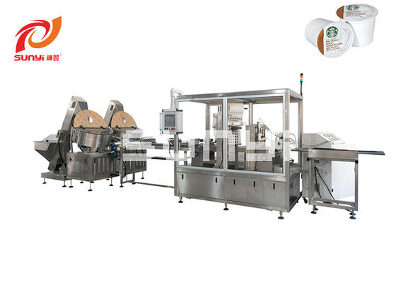 SUNYI 14000pcs / H K-Cup Kahve Kapsülü Alt Filtre Isı Yapıştırma Makinesi